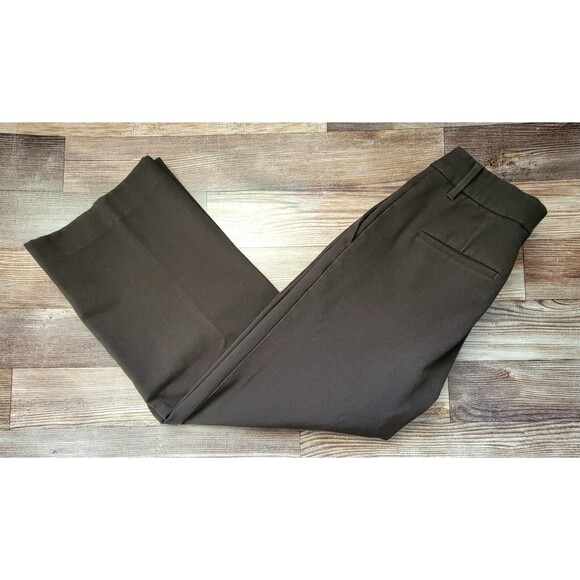 PLST JAPAN Womens Pants Brown Cropped Size L (28" x 27") Relaxed Fit High Rise - Picture 2 of 14